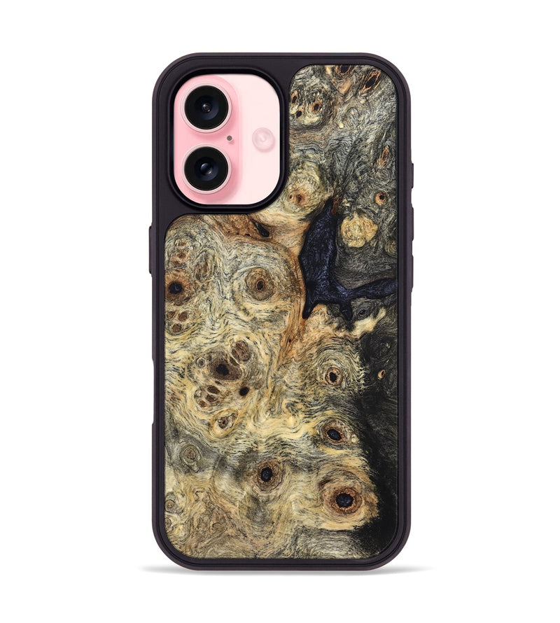 iPhone 16 Wood Phone Case - Carlene (Wood Burl, 824251)