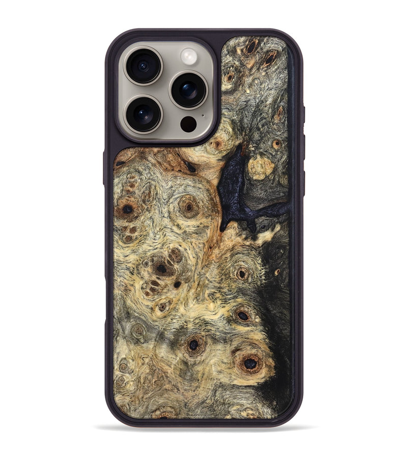 iPhone 16 Pro Max Wood Phone Case - Carlene (Wood Burl, 824251)