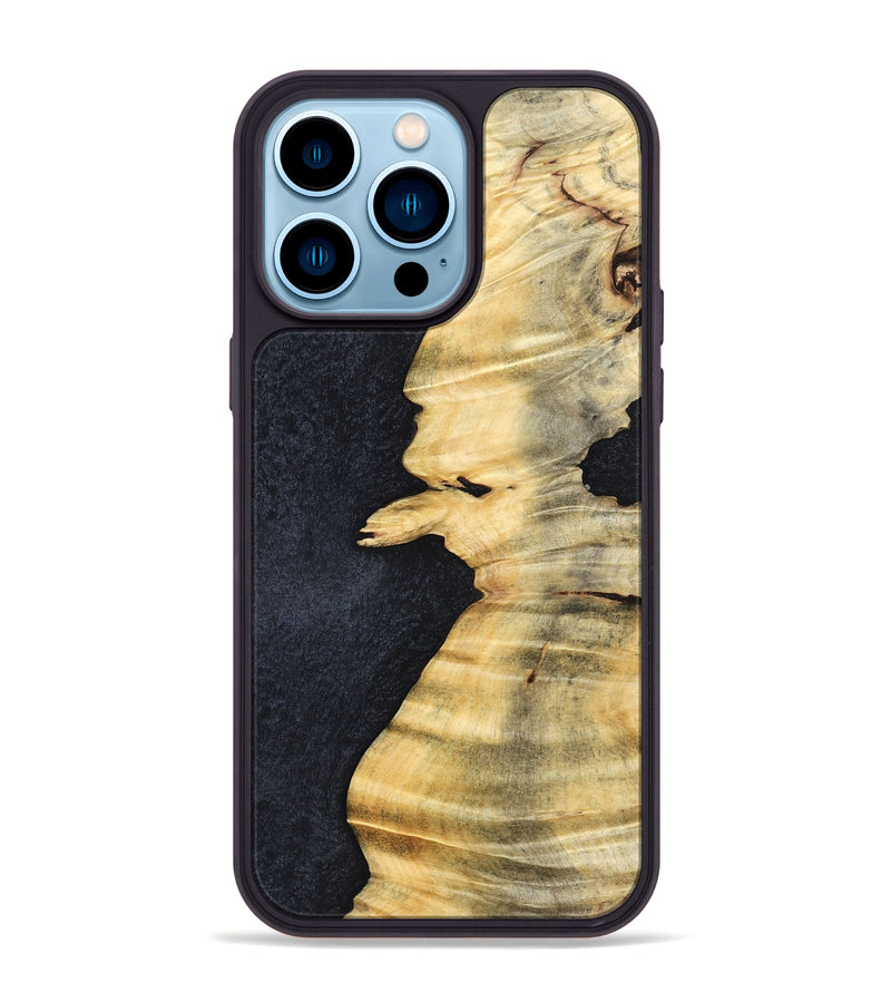 iPhone 14 Pro Max Wood Phone Case - Zendaya (Wood Burl, 824254)