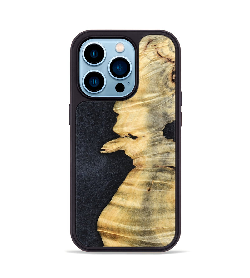 iPhone 14 Pro Wood Phone Case - Zendaya (Wood Burl, 824254)