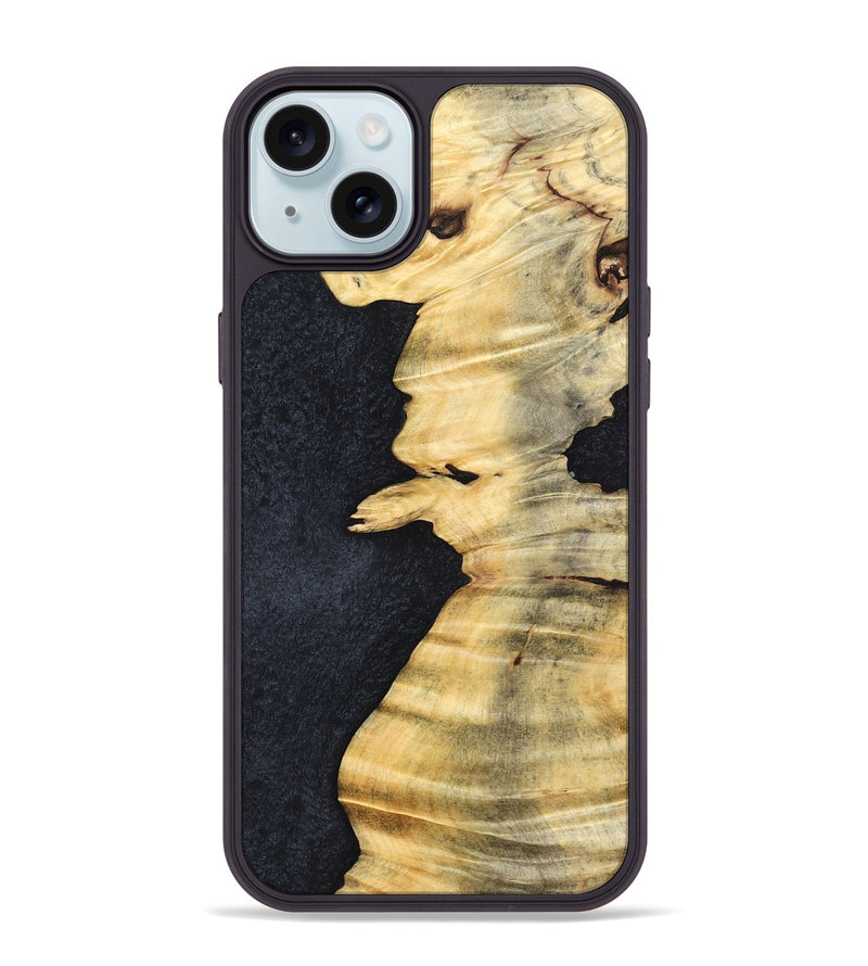iPhone 15 Plus Wood Phone Case - Zendaya (Wood Burl, 824254)