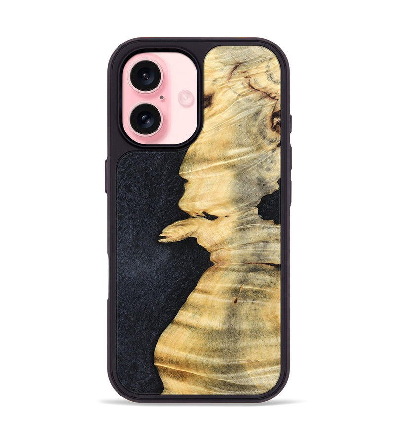 iPhone 16 Wood Phone Case - Zendaya (Wood Burl, 824254)