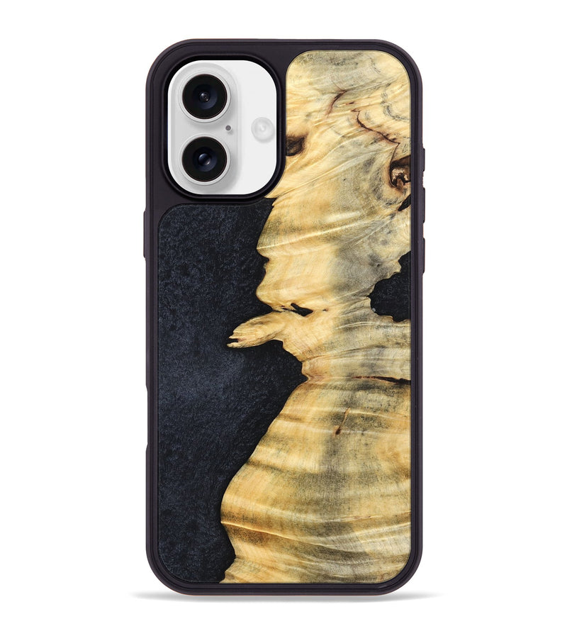 iPhone 16 Plus Wood Phone Case - Zendaya (Wood Burl, 824254)