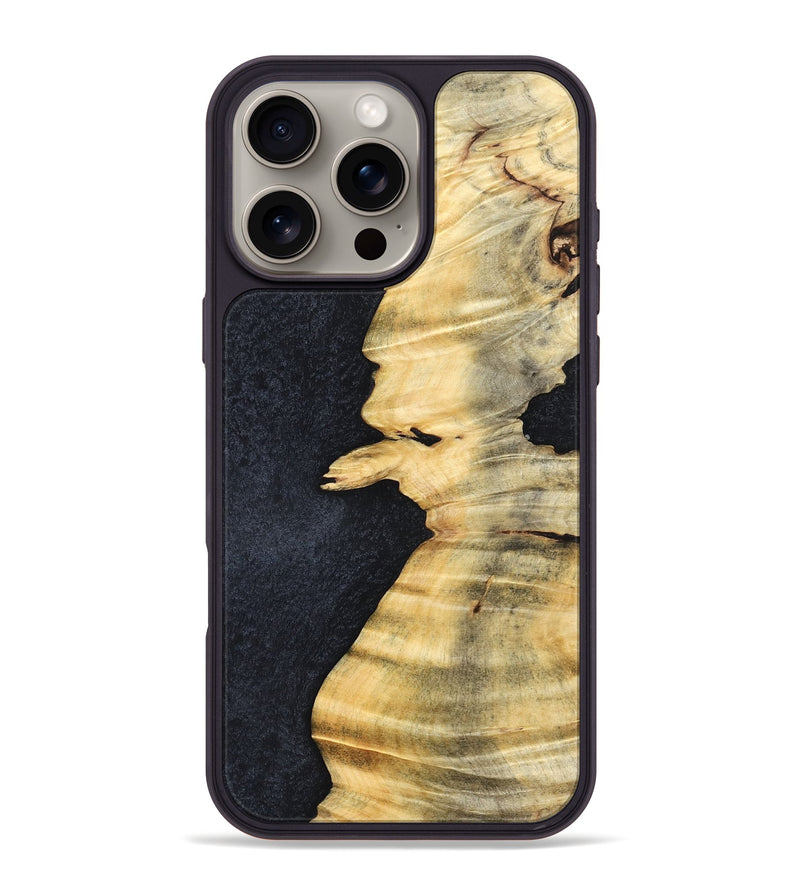 iPhone 16 Pro Max Wood Phone Case - Zendaya (Wood Burl, 824254)