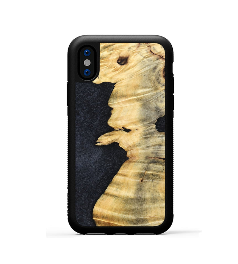 iPhone Xs Wood Phone Case - Zendaya (Wood Burl, 824254)