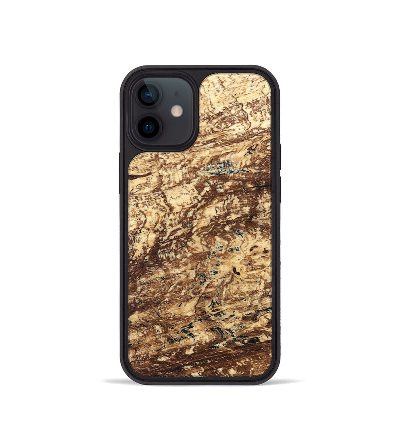 iPhone 12 mini Wood Phone Case - Leeann (Wood Burl, 824258)