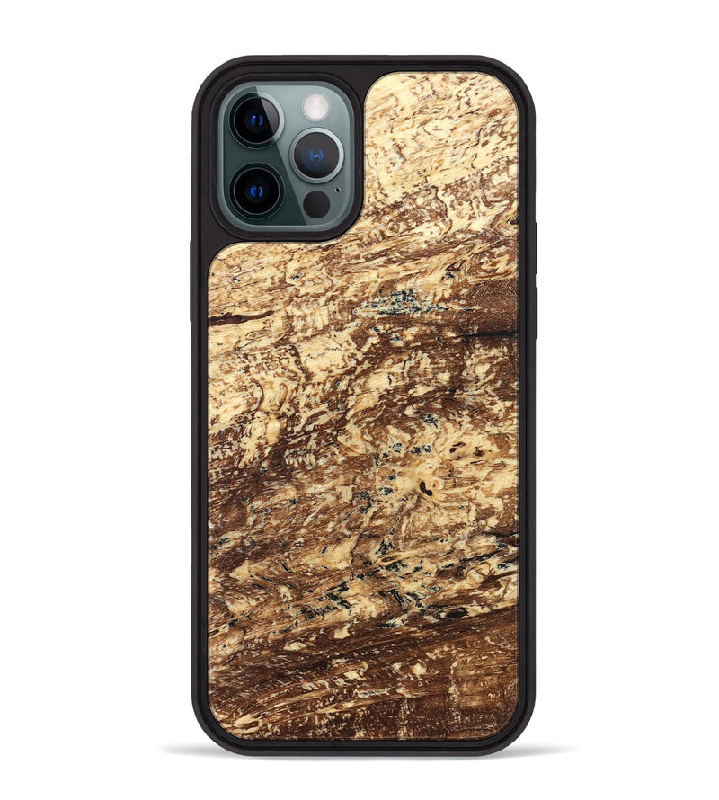 iPhone 12 Pro Max Wood Phone Case - Leeann (Wood Burl, 824258)