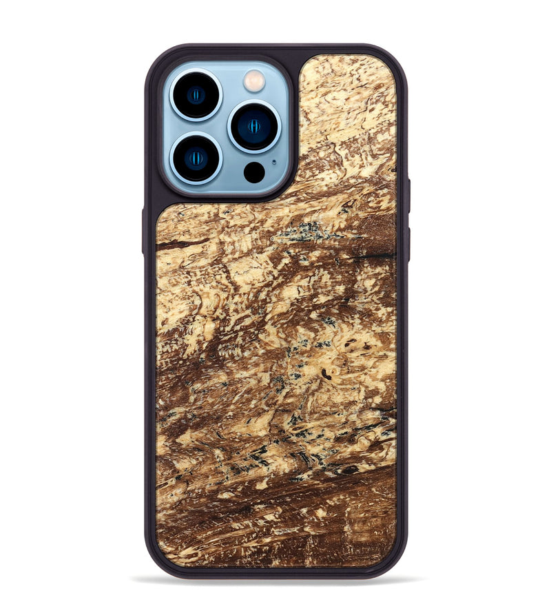 iPhone 14 Pro Max Wood Phone Case - Leeann (Wood Burl, 824258)