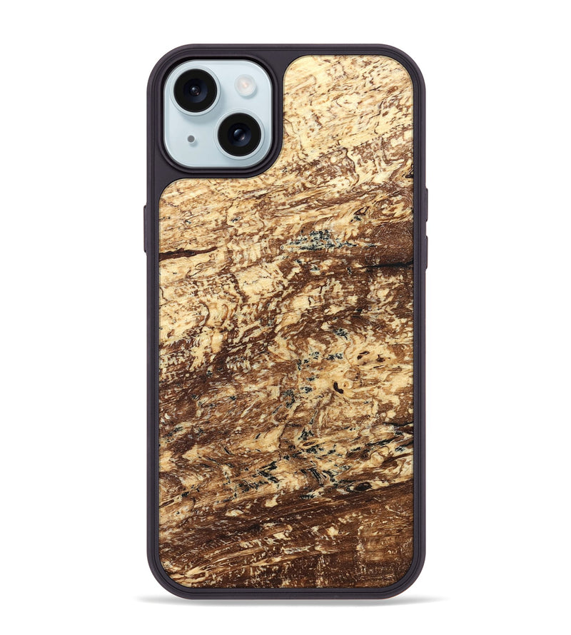 iPhone 15 Plus Wood Phone Case - Leeann (Wood Burl, 824258)