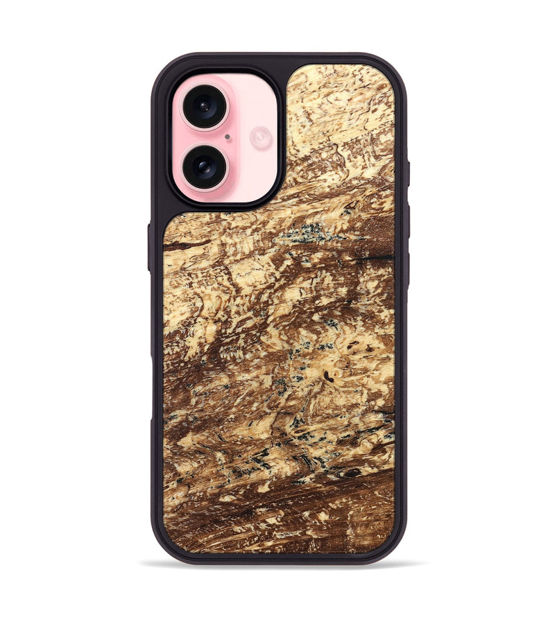 iPhone 16 Wood Phone Case - Leeann (Wood Burl, 824258)