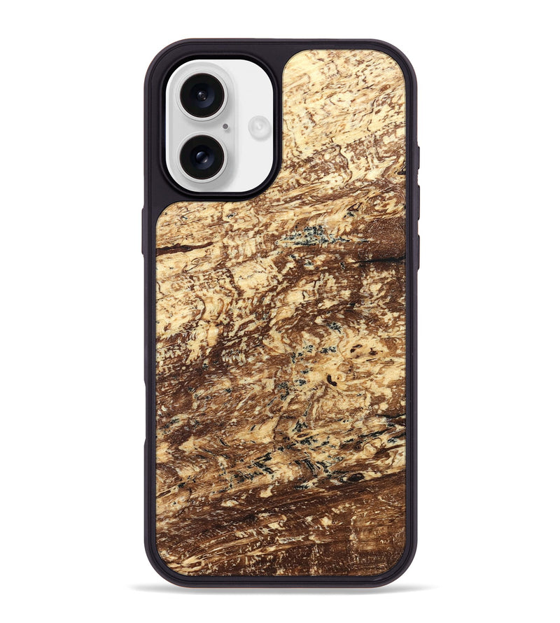iPhone 16 Plus Wood Phone Case - Leeann (Wood Burl, 824258)