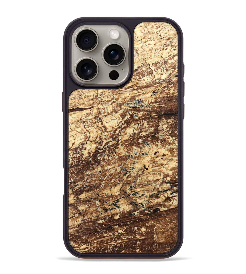 iPhone 16 Pro Max Wood Phone Case - Leeann (Wood Burl, 824258)