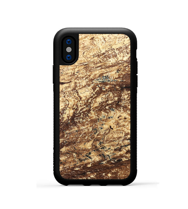 iPhone Xs Wood Phone Case - Leeann (Wood Burl, 824258)