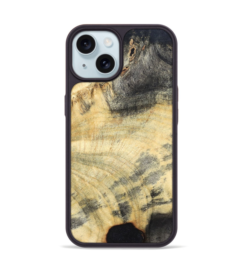 iPhone 15 Wood Phone Case - Palmer (Wood Burl, 824259)