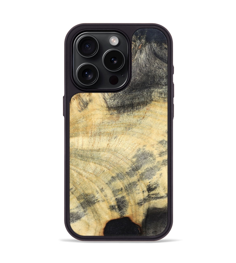 iPhone 15 Pro Wood Phone Case - Palmer (Wood Burl, 824259)