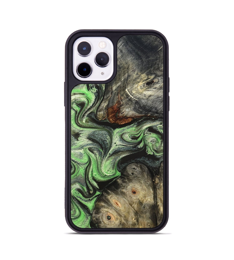 iPhone 11 Pro Wood Phone Case - Korbin (Green, 824264)