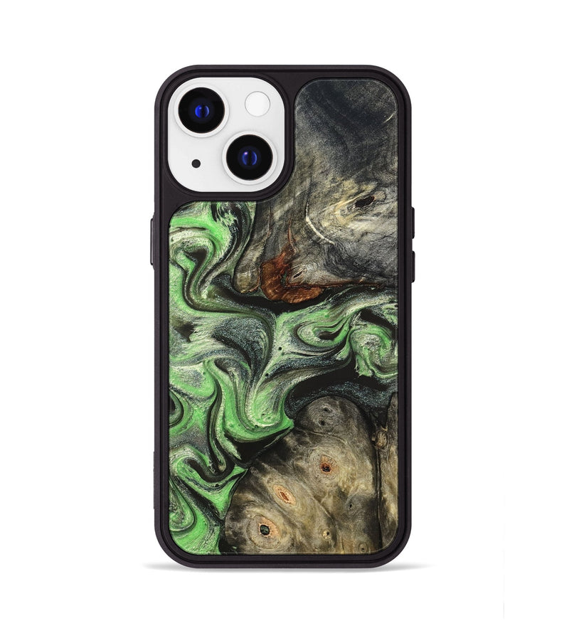 iPhone 13 Wood Phone Case - Korbin (Green, 824264)