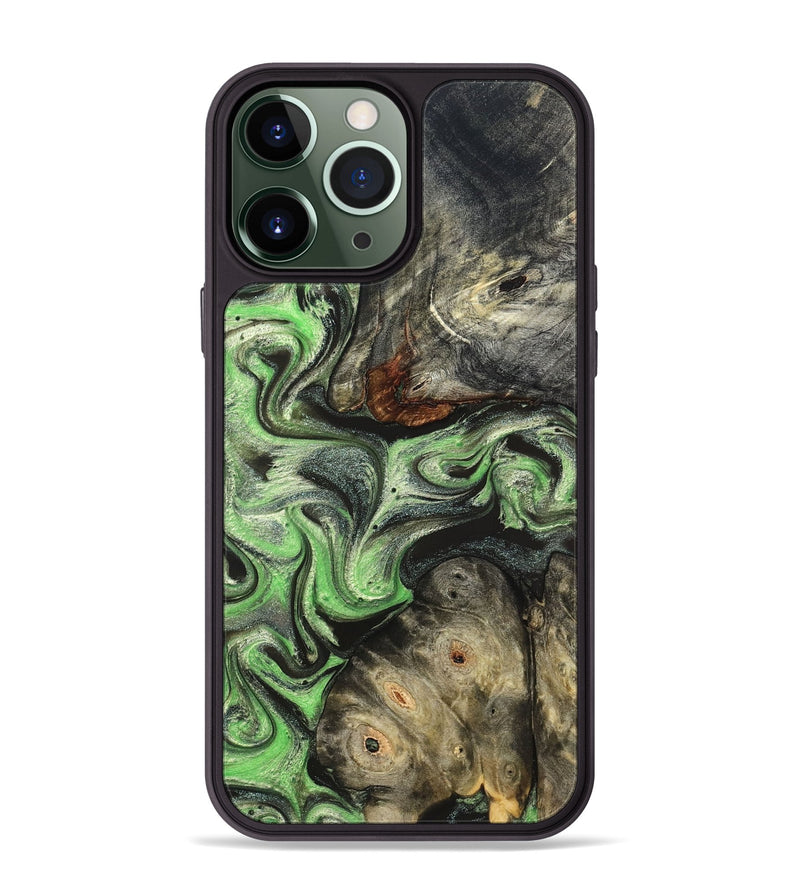 iPhone 13 Pro Max Wood Phone Case - Korbin (Green, 824264)