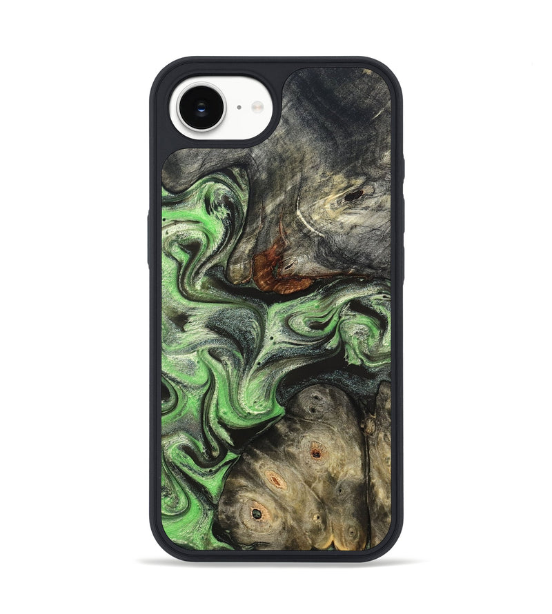 iPhone 16e Wood Phone Case - Korbin (Green, 824264)
