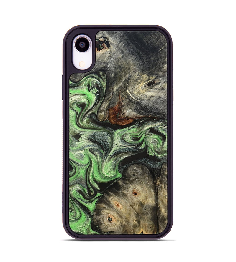 iPhone Xr Wood Phone Case - Korbin (Green, 824264)