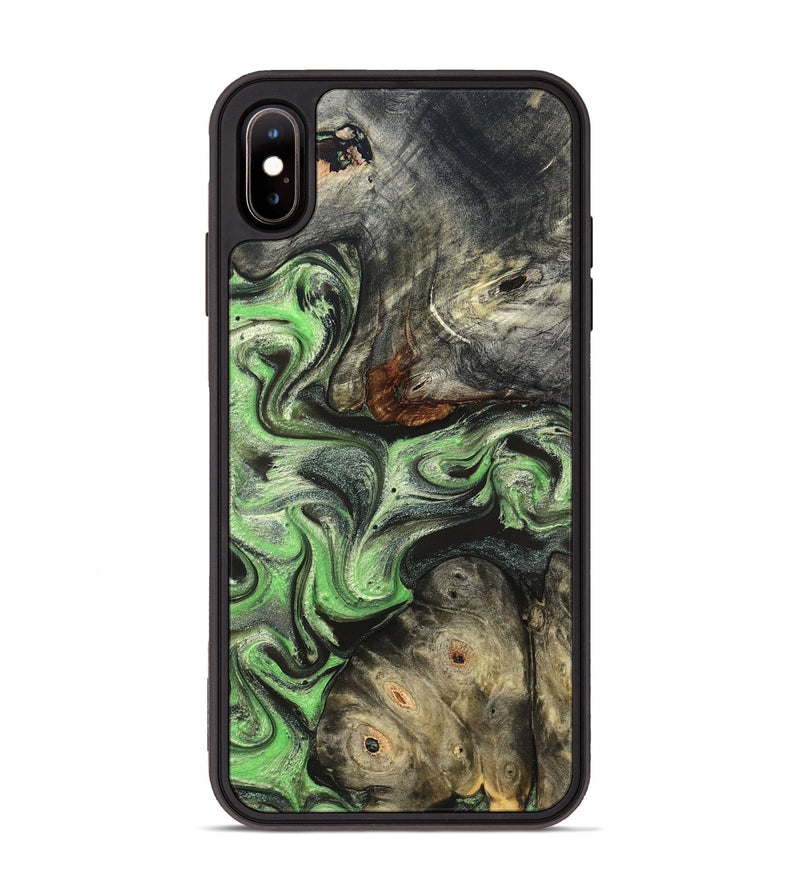 iPhone Xs Max Wood Phone Case - Korbin (Green, 824264)