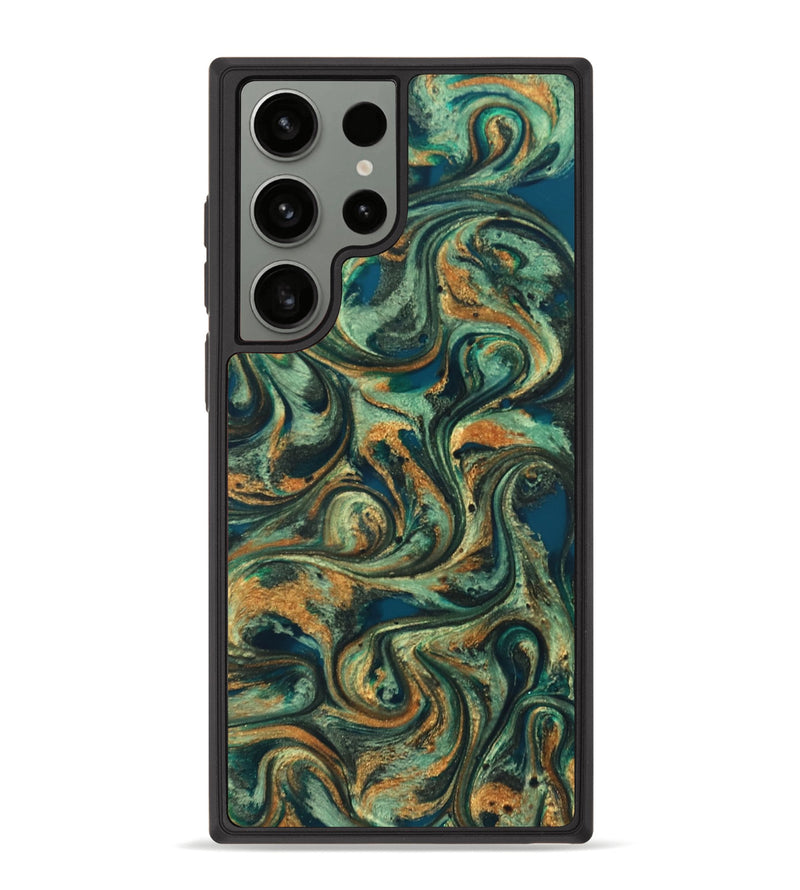 Galaxy S23 Ultra ResinArt Phone Case - Emberly (Green, 824265)