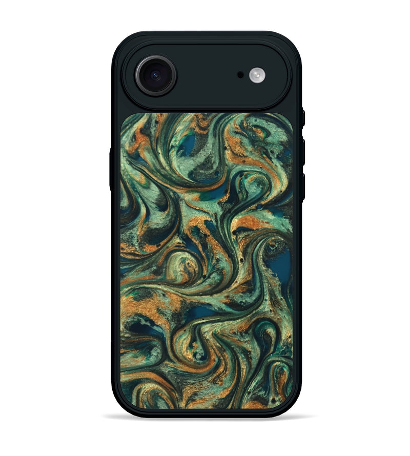 iPhone 17 Air ResinArt Phone Case - Emberly (Green, 824265)
