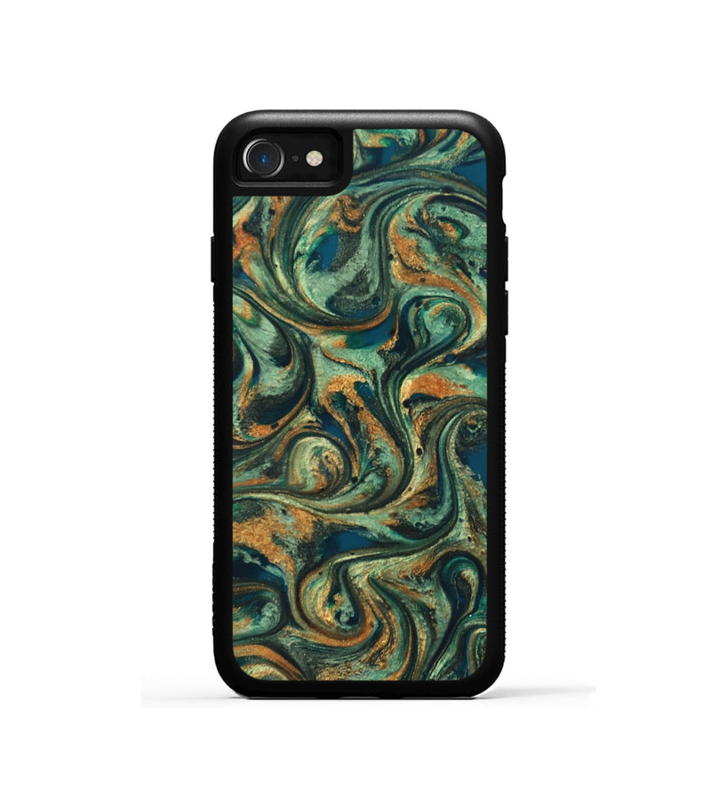iPhone SE ResinArt Phone Case - Emberly (Green, 824265)