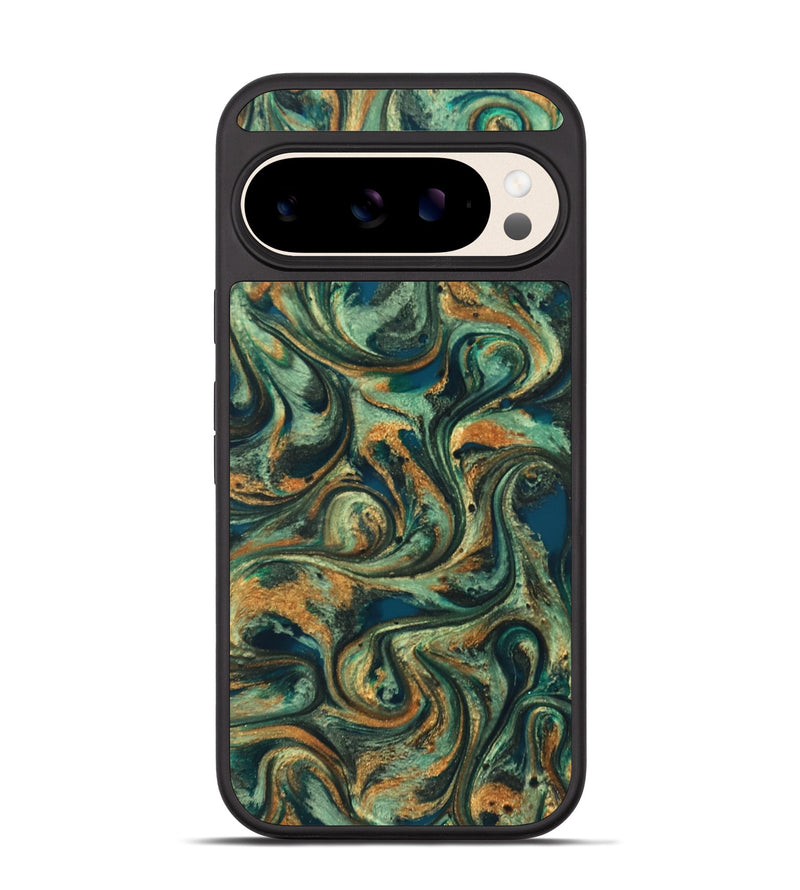 Pixel 10 ResinArt Phone Case - Emberly (Green, 824265)