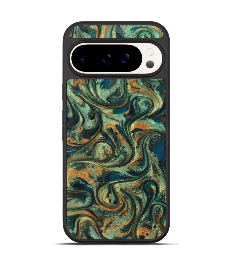 Pixel 9 ResinArt Phone Case - Emberly (Green, 824265)