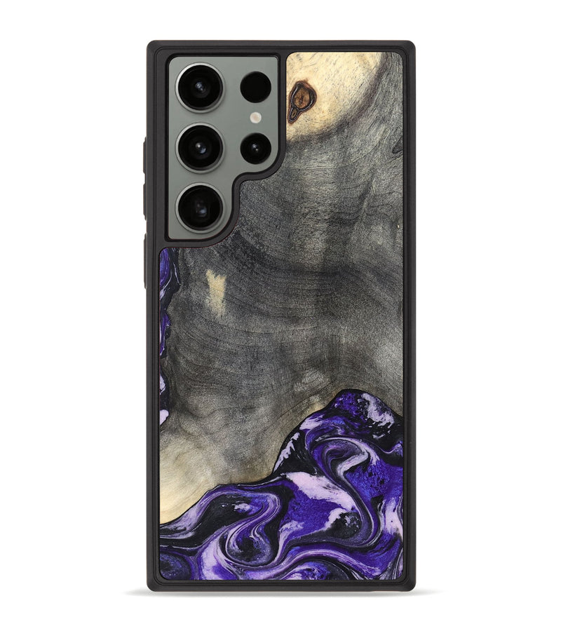 Galaxy S23 Ultra Wood Phone Case - Luciana (Purple, 824268)