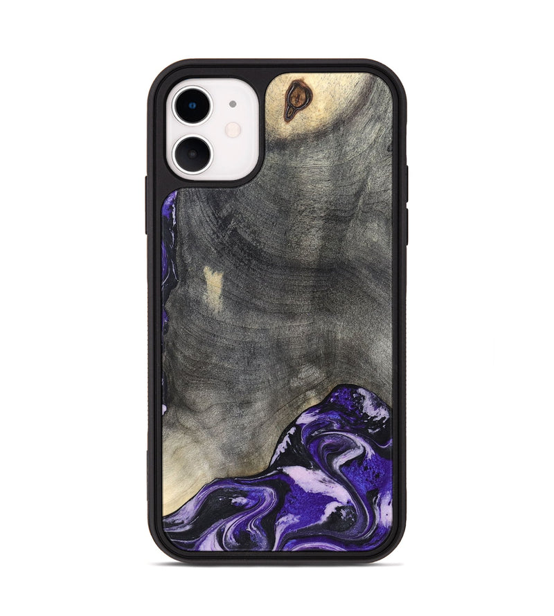 iPhone 11 Wood Phone Case - Luciana (Purple, 824268)