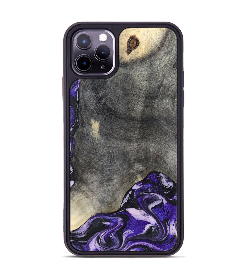 iPhone 11 Pro Max Wood Phone Case - Luciana (Purple, 824268)
