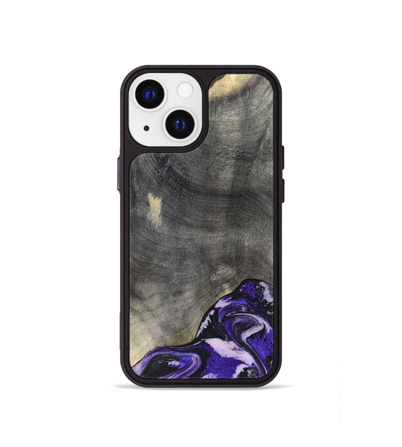 iPhone 13 mini Wood Phone Case - Luciana (Purple, 824268)