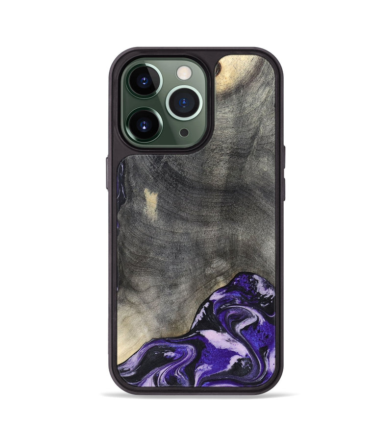 iPhone 13 Pro Wood Phone Case - Luciana (Purple, 824268)