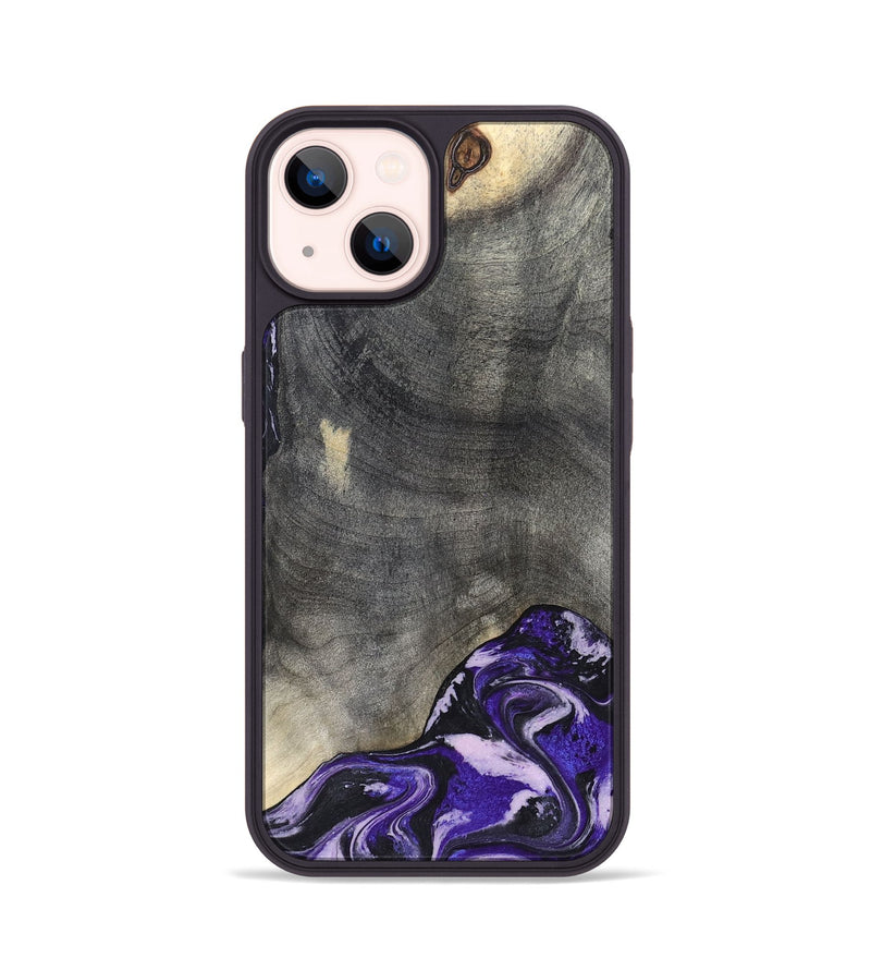 iPhone 14 Wood Phone Case - Luciana (Purple, 824268)