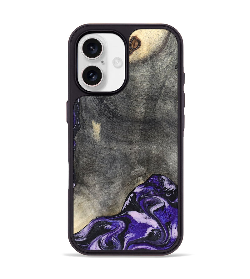 iPhone 17 Wood Phone Case - Luciana (Purple, 824268)