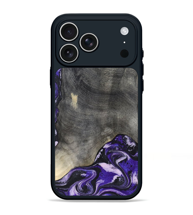 iPhone 17 Pro Max Wood Phone Case - Luciana (Purple, 824268)