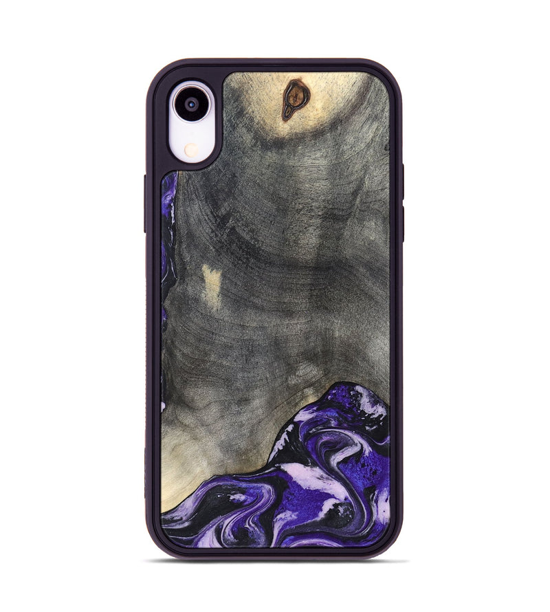 iPhone Xr Wood Phone Case - Luciana (Purple, 824268)