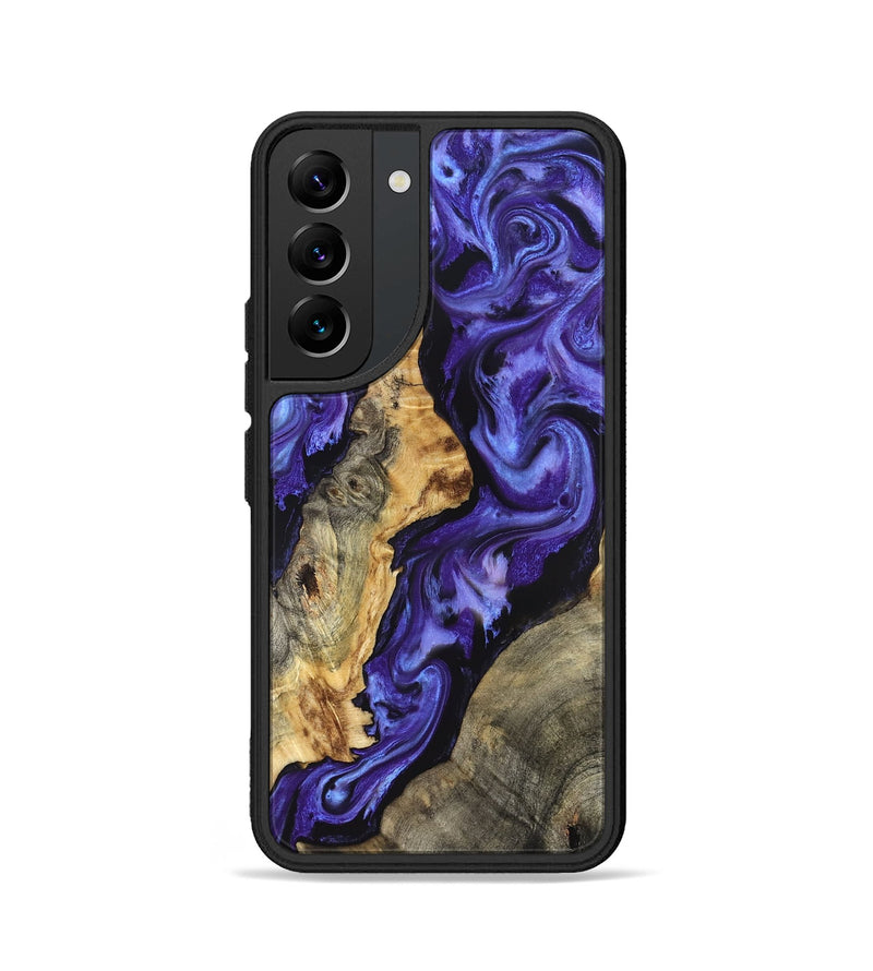 Galaxy S22 Wood Phone Case - Denis (Purple, 824270)