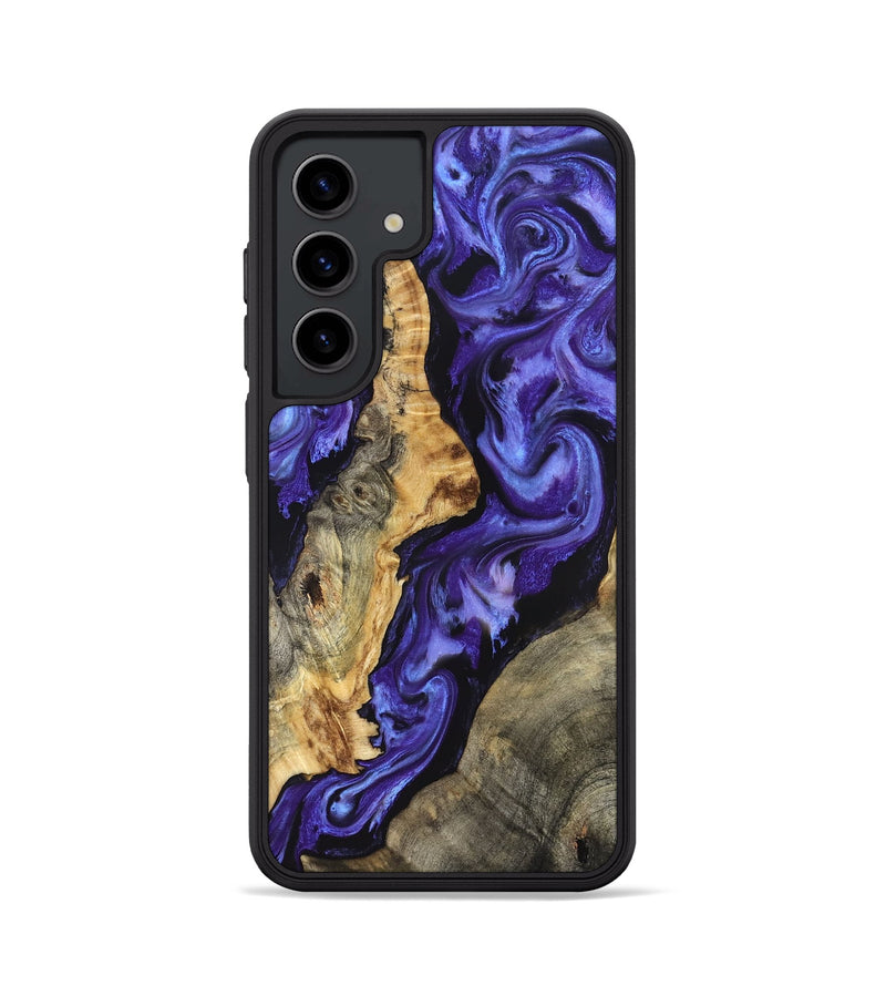 Galaxy S24 Wood Phone Case - Denis (Purple, 824270)