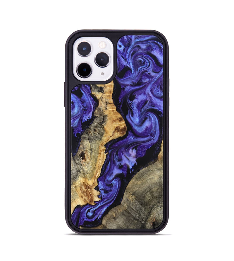 iPhone 11 Pro Wood Phone Case - Denis (Purple, 824270)
