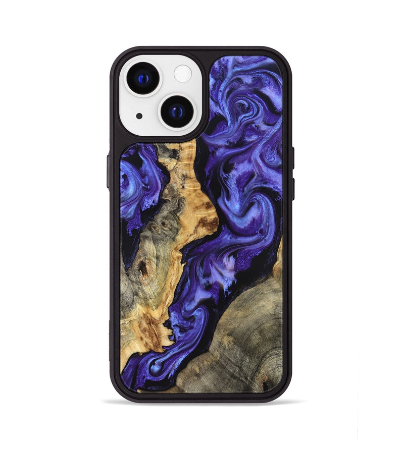 iPhone 13 Wood Phone Case - Denis (Purple, 824270)