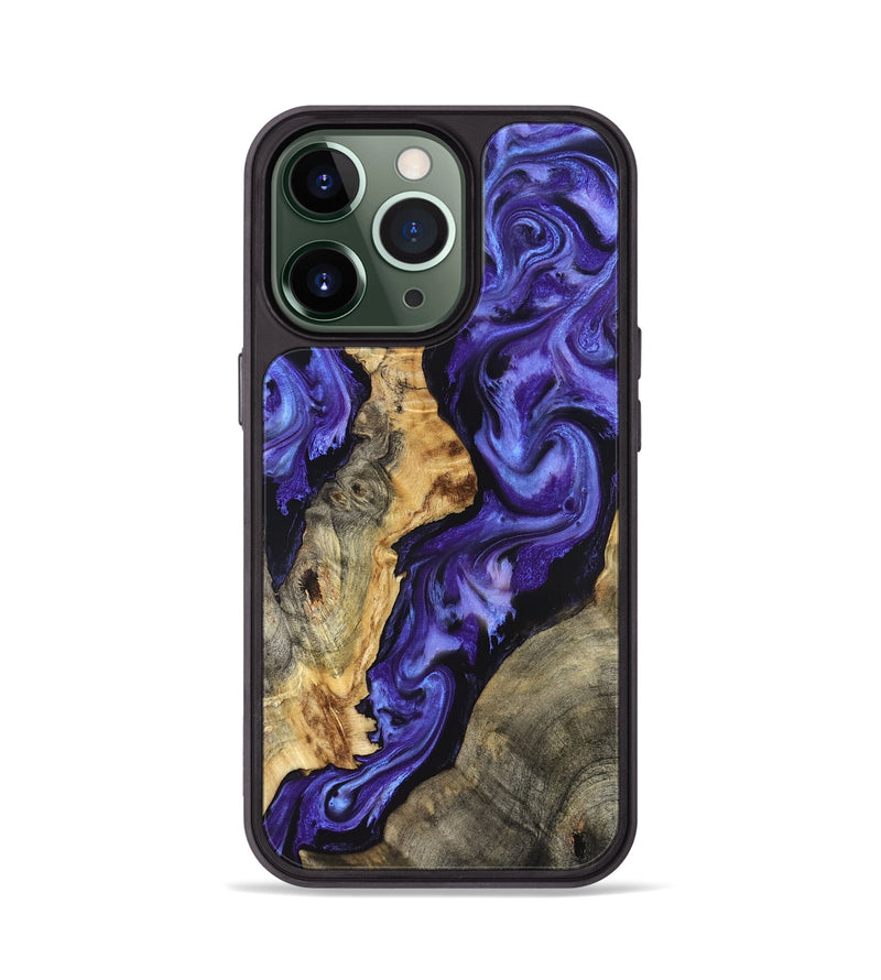 iPhone 13 Pro Wood Phone Case - Denis (Purple, 824270)