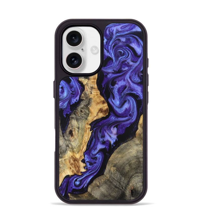 iPhone 17 Wood Phone Case - Denis (Purple, 824270)