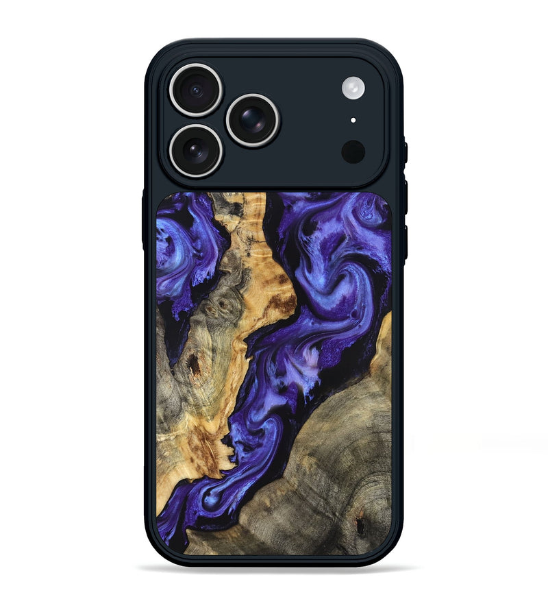 iPhone 17 Pro Max Wood Phone Case - Denis (Purple, 824270)