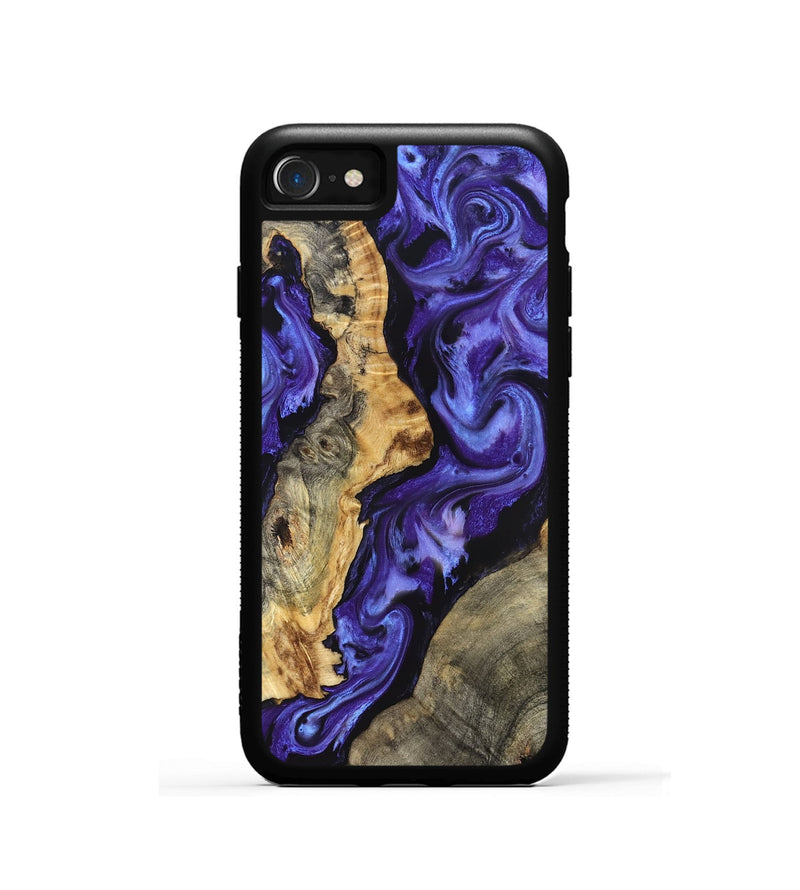 iPhone SE Wood Phone Case - Denis (Purple, 824270)