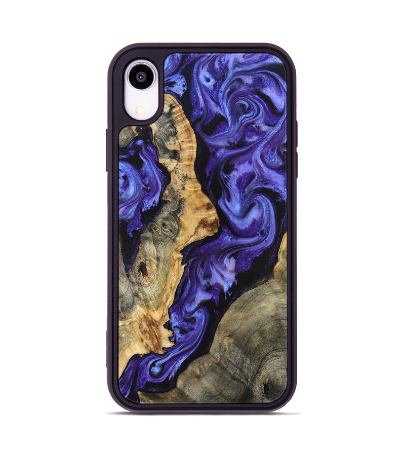 iPhone Xr Wood Phone Case - Denis (Purple, 824270)