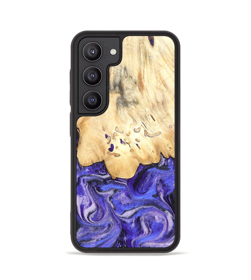 Galaxy S23 Wood Phone Case - Antone (Purple, 824271)