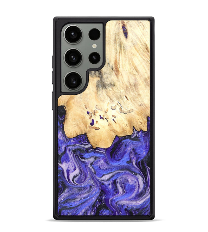 Galaxy S24 Ultra Wood Phone Case - Antone (Purple, 824271)